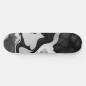 Schwarz-Weiß-Imitat aus Trendfarben Skateboard (Horizontal)