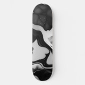 Schwarz-Weiß-Imitat aus Trendfarben Skateboard (Vorderseite)
