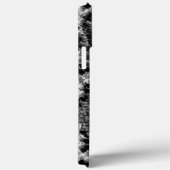 Schwarz-Weiß-Imitate Schlangenhaut Case-Mate iPhone Hülle (Rückseite / Rechts)