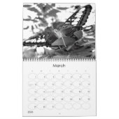 Schwarz, Weiß, Infrarot-Kalender Kalender (Mär 2026)