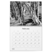 Schwarz, Weiß, Infrarot-Kalender Kalender (Feb 2026)