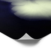 Schwarz-Weiß-Iriskontrast Poster (Ecke)