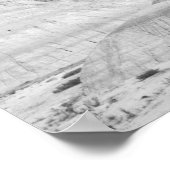 Schwarz-Weiß-Jagdspitzen in den Badlands 16x20 Poster (Ecke)