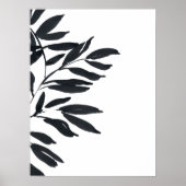 Schwarz-Weiß-Japanischdruck Poster (Vorne)