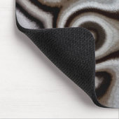 Schwarz-Weiß-Jasper-Stein Mousepad (Ecke)
