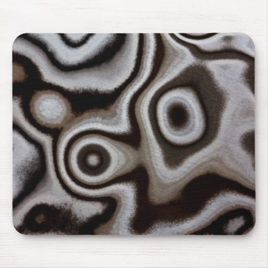Schwarz-Weiß-Jasper-Stein Mousepad (Vorne)