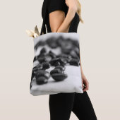 Schwarz-Weiß-Kaffeebohnen, bedruckt Tasche (Von Nahem)