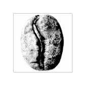 Schwarz-Weiß-Kaffeebohnen-Bleistift Zeichnend Gummistempel (Prägung)