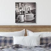 Schwarz-Weiß-Kaffeetisch Kleine Leinwand drucksvol (Insitu (Schlafzimmer))