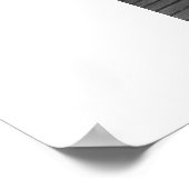 Schwarz-Weiß-Kakteen Poster Art Sommer Foto (Ecke)