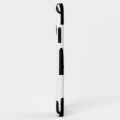 Schwarz-Weiß-Kaktus. Modernes Kakteen Case-Mate iPhone Hülle (Hinten/Rechts)