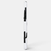 Schwarz-Weiß-Kaktus. Modernes Kakteen Case-Mate iPhone Hülle (Hinten/Links)