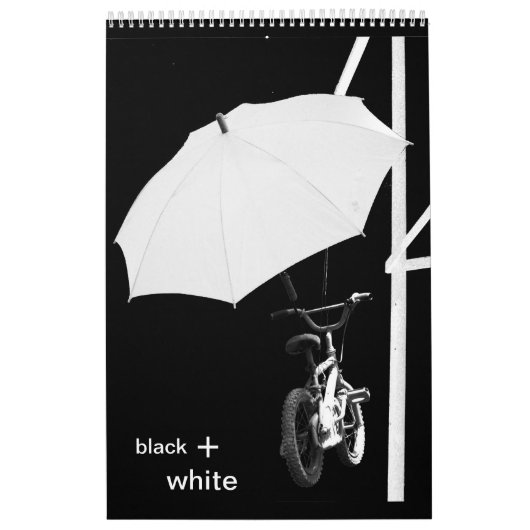 schwarz + weiß kalender (Titelbild)