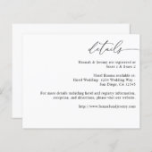 Schwarz-Weiß-Kalligrafie 3 Details (Vorne/Hinten)