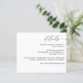 Schwarz-Weiß-Kalligrafie 3 Details (Stehend Vorderseite)