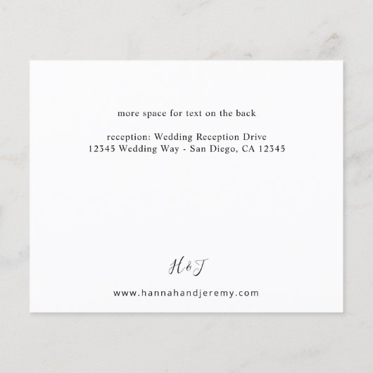 Schwarz-Weiß-Kalligrafie 3 Details (Rückseite)