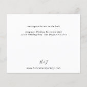 Schwarz-Weiß-Kalligrafie 3 Details Flyer (Hinten)