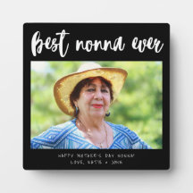 Schwarz-Weiß-Kalligrafie Best Nonna jemals