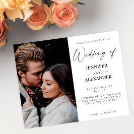 Schwarz-Weiß-Kalligrafie-Foto Flyer