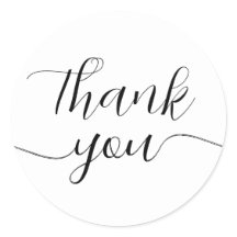 Schwarz-Weiß-Kalligraphie Elegant Danke