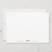 Schwarz-Weiß-Kalligraphie Weihnachten (Rückseite)