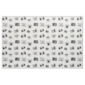 Schwarz-Weiß-Kameras Stoff (Fat Quarter (45,7 x 55,9 cm))