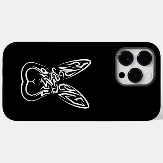 Schwarz-Weiß-Kaninchen Case-Mate iPhone Hülle (Rückseite (Horizontal))