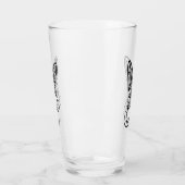 Schwarz-Weiß-Kaninchen Glas (Links)