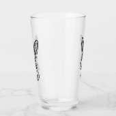 Schwarz-Weiß-Kaninchen Glas (Rechts)