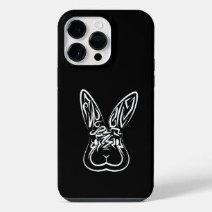 Schwarz-Weiß-Kaninchen iPhone 14 Pro Max Hülle