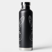 Schwarz-Weiß-Kaninchen Trinkflasche (Rechts)