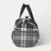 Schwarz-Weiß-Kariert Duffle Bag (Rechts)