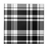 Schwarz-Weiß-Kariert Fliese (Vorderseite)