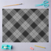 Schwarz-Weiß-Kariert Seidenpapier (Basteln)