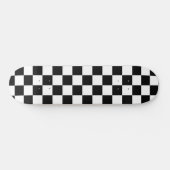 Schwarz-weiß kariert skateboard (Horizontal)