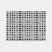 Schwarz-weiß karierte Decke (Vorderseite (Horizontal))