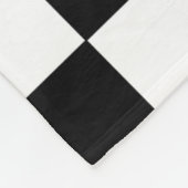 Schwarz-Weiß karierte Decke (Ecke)