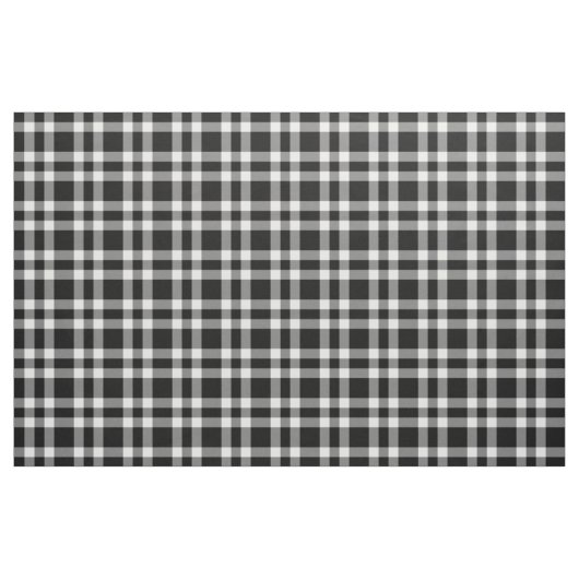 Schwarz-weiß kariertes Muster Stoff (Yard (91,4 cm))