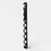Schwarz-Weiß-Karo Case-Mate iPhone Hülle (Hinten/Links)