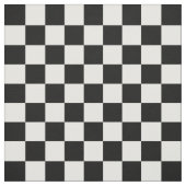 Schwarz-Weiß-Karo-Karton Stoff (Muster)