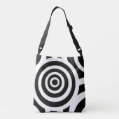 Schwarz-Weiß-Karosserietasche oder Schulter-Tasche Tragetaschen Mit Langen Trägern (Rückseite)