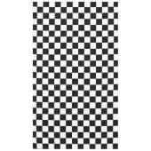 Schwarz-Weiß-Karton 60"x104" Tablette Tischdecke (Vorderseite)