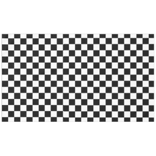 Schwarz-Weiß-Karton 60"x104" Tablette Tischdecke