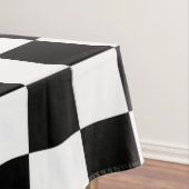 Schwarz-Weiß-Karton 60"x104" Tablette Tischdecke (Beispiel)