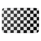 Schwarz-Weiß-Karton Badematte (Vorderseite)