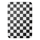 Schwarz-Weiß-Karton Badematte (Vorderseite Vertikal)