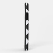 Schwarz-Weiß-Karton Case-Mate iPhone Hülle (Hinten/Rechts)