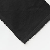 Schwarz-Weiß-Karton Fleecedecke (Ecke)