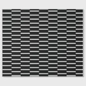 Schwarz-Weiß-Karton Geschenkpapier (Flach)