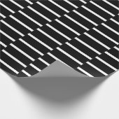 Schwarz-Weiß-Karton Geschenkpapier (Ecke)